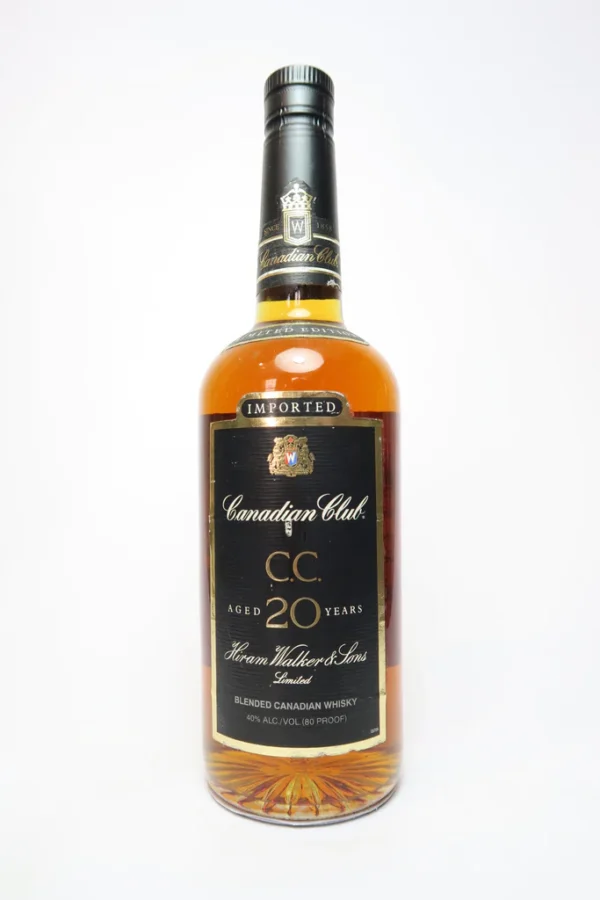 Canadian Club 20YO Limited Edition Blended Canadian Whisky – Bottled 1995 (40%, 75cl)